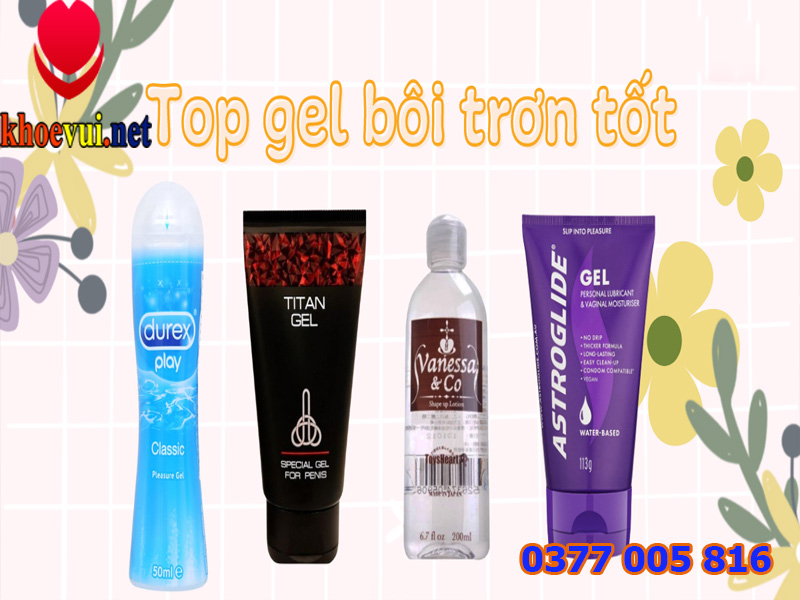 Chọn gel bôi trơn gốc nước dùng rất tiện dụng